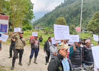 लिखु जलविद्युत आयोजनाबाट प्रभावित स्थानीयको आन्दोलन अस्थायी रूपमा स्थगित