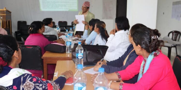 थुलुङ दुधकोशीमा आधारभूत तहका शिक्षकका लागि क्षमता अभिवृद्धि तालिम सुरु