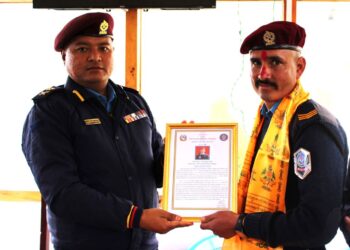 सोलुमा प्रहरी हवल्दार बोधबहादुर बानियाँ ‘जेठ महिनाको उत्कृष्ट प्रहरी’ घोषित