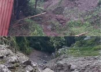 निरन्तर वर्षाका कारण ऐसेलुखर्कका विभिन्न वडामा क्षति, तीन घर बस्न नहुने अवस्थामा