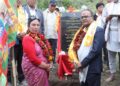 ३ कराेड बढीकाे लगानीमा लिखुपिकेमा बन्दै गुम्बा, अध्यक्ष बस्नेत र सचिव सिंहले गरे उद्घाटन