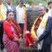 ३ कराेड बढीकाे लगानीमा लिखुपिकेमा बन्दै गुम्बा, अध्यक्ष बस्नेत र सचिव सिंहले गरे उद्घाटन
