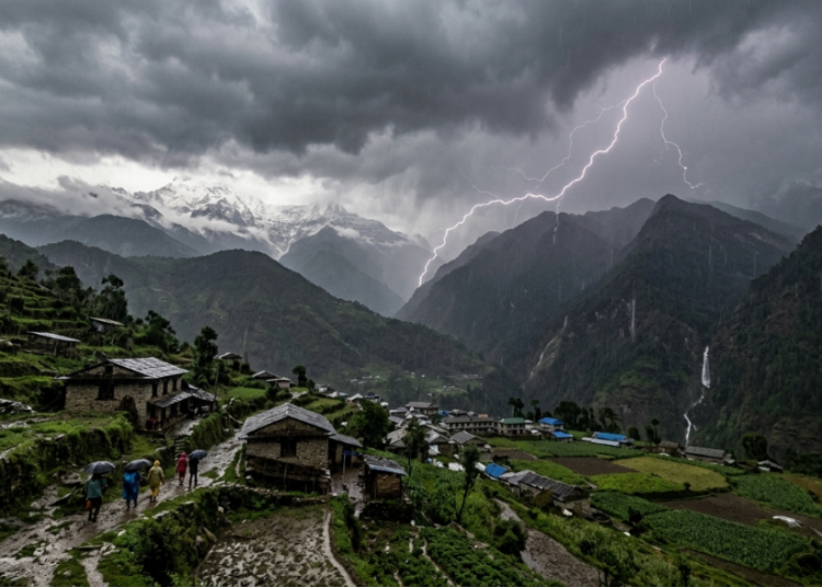 आजको मौसम : अधिकांश स्थानमा वर्षा र चट्याङको जोखिम