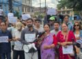 लिखु जलविद्युत् प्रभावितको माइतीघरमा प्रदर्शन, सेयर र न्यायको माग गर्दै आन्दोलन चर्कियो
