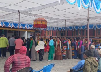 थेक्छेन पेमा छोलीङ गुम्बा सल्लेरीमा मनाइयो प्रथम धर्मचक्र प्रवर्तन दिवस