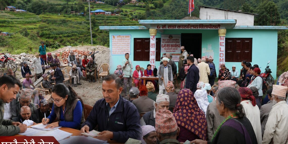 सामाजिक सुरक्षा भत्ता, स्वास्थ्य सेवा दिन दिप्रुङ चुइचुम्मा पुग्यो घरदैलोमै