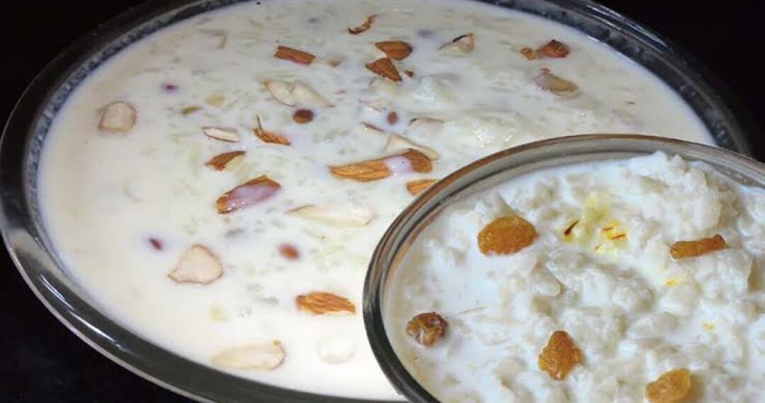 आज खीर खाने दिन