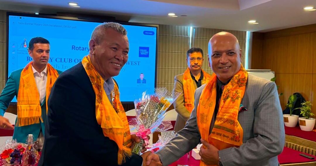 रोटरी क्लब अफ काठमाडौं वेस्टको अध्यक्षमा निमा शेर्पा चयन