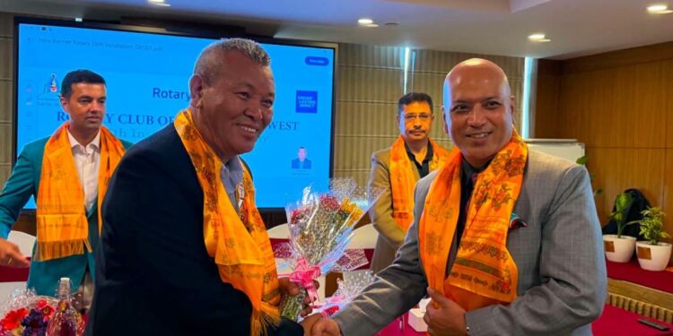 रोटरी क्लब अफ काठमाडौं वेस्टको अध्यक्षमा निमा शेर्पा चयन