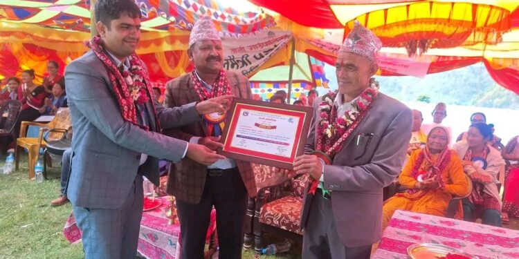 ताप्ली गाउँपालिकाको वडा नं. २ लेखगाउँ बालमैत्री वडा घोषणा