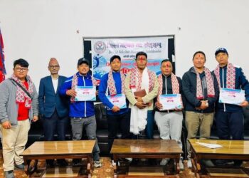 जिल्ला भलिबल संघ सोलुखुम्बुको अध्यक्षमा रश्विन मगर चयन