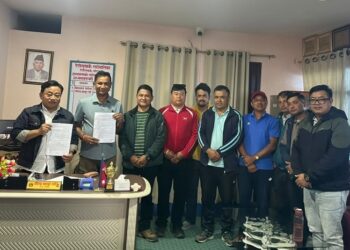 सडक प्रयोग गरेवापद मर्मत गर्न ऐसेँलुखर्क र हाइड्रो विच सम्झौता