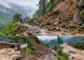 सोलुदुधकुण्ड–१ मा पहिरोले सडक र कल्भर्ट बगायो, सदरमुकामसँगको सम्पर्क टुट्यो