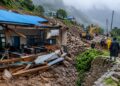 सोलुखुम्बुमा वर्षाको वितण्डा ः विद्यालय  सहितका दर्जनाैँ  घरमा क्षति