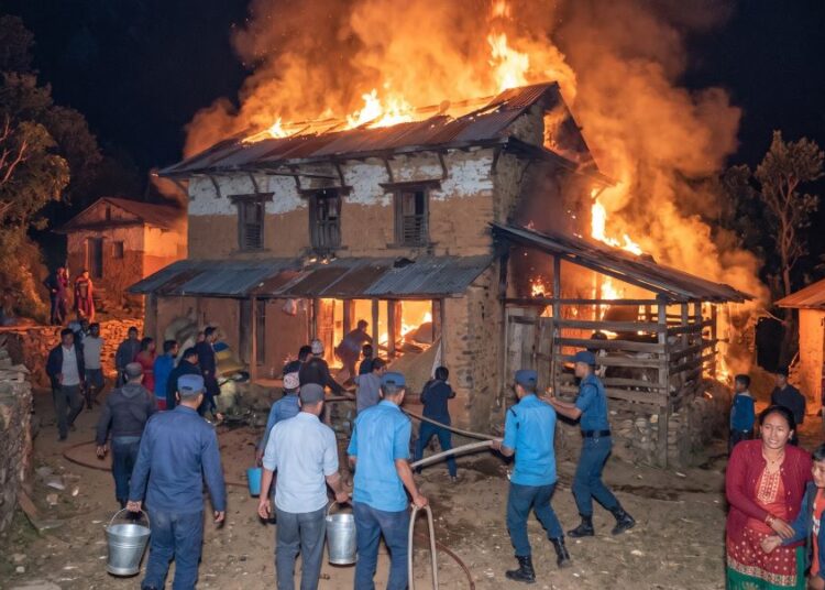 खोटाङमा विद्युत् सर्ट हुँदा १६ लाख ५५ हजारको क्षति
