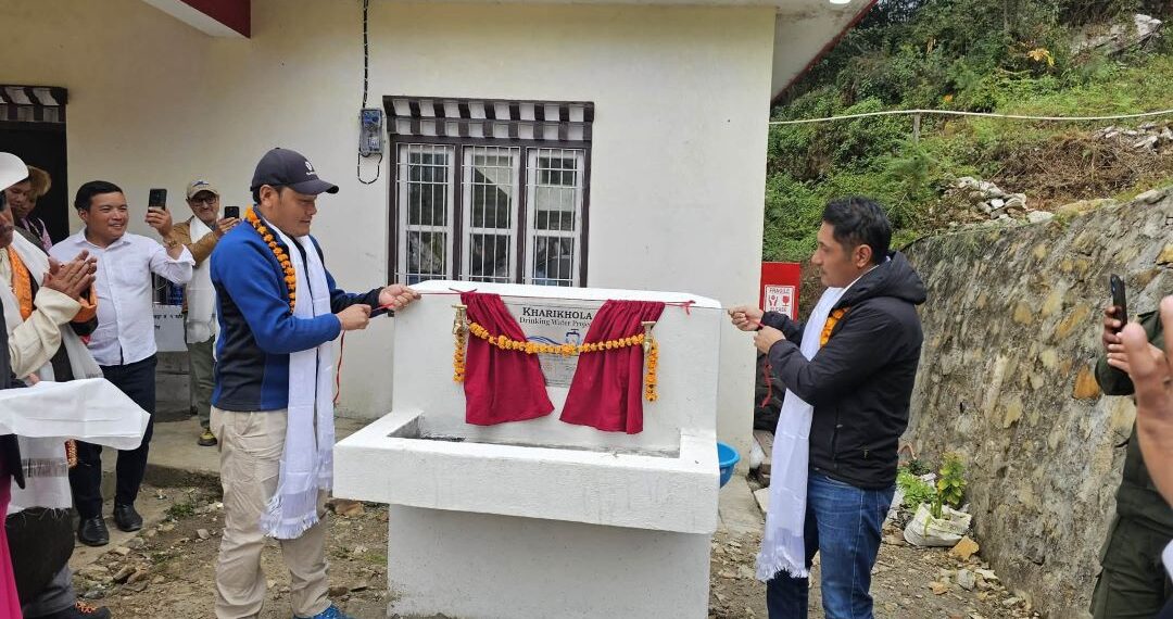 खुम्बुमा खानेपानी योजनाको उद्घाटन, तीन करोड ८९ लाखभन्दा बढी लगानी