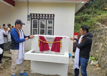 खुम्बुमा खानेपानी योजनाको उद्घाटन, तीन करोड ८९ लाखभन्दा बढी लगानी