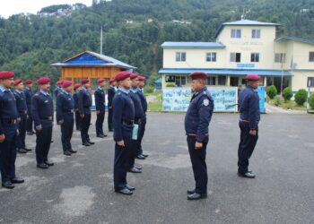 चाडपर्व लक्षित सुरक्षा योजनाअन्तर्गत सोलुखुम्बुमा ३३९ प्रहरी परिचालन