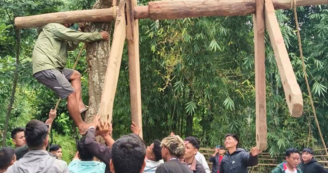 १० वर्षपछि पुनः सुरु भएको आरुबोटको रोटे पिङलाई युवाले दिए निरन्तरता