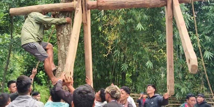 १० वर्षपछि पुनः सुरु भएको आरुबोटको रोटे पिङलाई युवाले दिए निरन्तरता